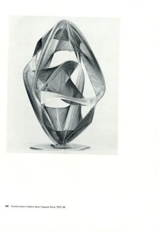 Naum Gabo. Constructions, Sculpture, Peinture, Dessins, Gravure. Arts plastiques du 20èmè siècle