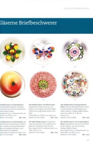 Glas - 17. Jahrhundert bis 1940. Übersichtskatalog mit aktuellen Marktpreisen
