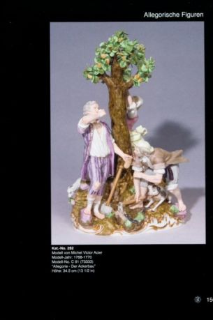 Meissen Figures. Model Numbers A 1 - Z 99