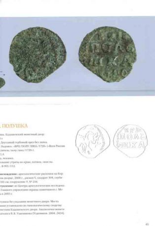 Медные монеты от Ивана III до Петра I в собрании МГОМЗ Коломенское–Измайлово–Люблино