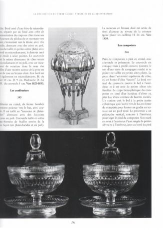L'âge d'or du verre France 1800-1830 Verreries de l'Empire et de la Restauration