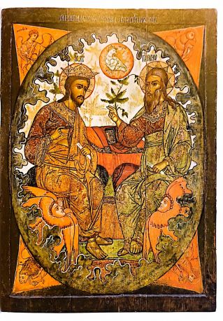 Псковская икона "Распятие - Воскресение (Сошествие во ад)" из собрания С.А. Ходорковского. Шедевр живописи XVI столетия